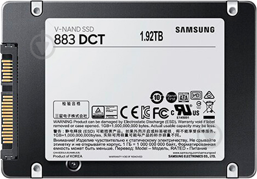 SSD-накопитель Samsung 883DCT Enterprise 1900GB 2,5" SATA III MLC (MZ-7LH1T9NE) - фото 2