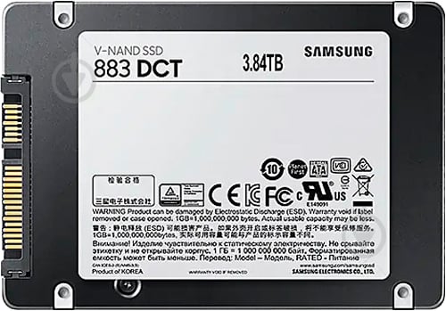 SSD-накопитель Samsung 883DCT Enterprise 3800GB 2,5" SATA III MLC (MZ-7LH3T8NE) - фото 2