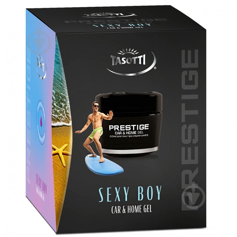 Ароматизатор на панель приборов Tasotti Gel Prestige Sexy Boy 50 мл - фото 1