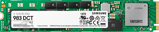 SSD-накопитель Samsung 983DCT Enterprise 1900GB M.2 PCI Express 3.0 x4 MLC (MZ-1LB1T9NE) - фото 1