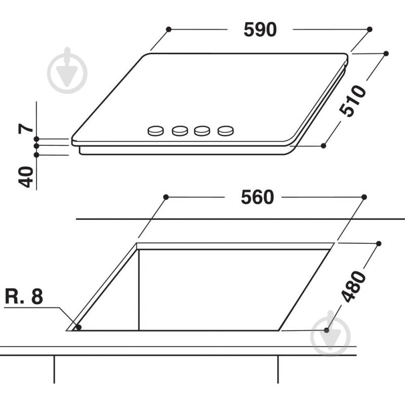Варочная поверхность газовая Whirlpool GOW6423/NBEE - фото 6