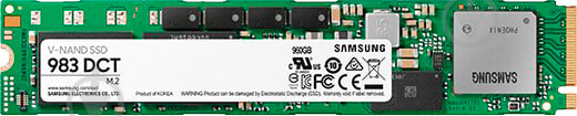 SSD-накопитель Samsung 983DCT Enterprise 960GB M.2 PCI Express 3.0 x4 MLC (MZ-1LB960NE) - фото 1