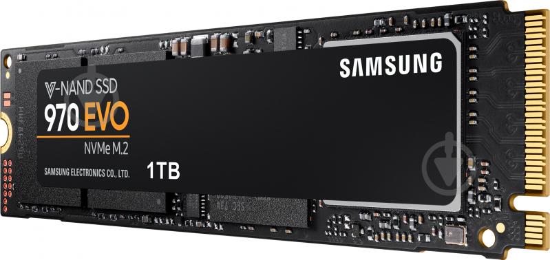 SSD-накопитель Samsung 970 EVO NVMe 1000GB M.2 PCI Express 3.0 x4 3D V-NAND (MZ-V7E1T0BW) - фото 2