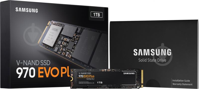 SSD-накопичувач Samsung 970 EVO PLUS NVMe 1000GB M.2 PCI Express 3.0 x4 3D V-NAND (MZ-V7S1T0BW) - фото 4