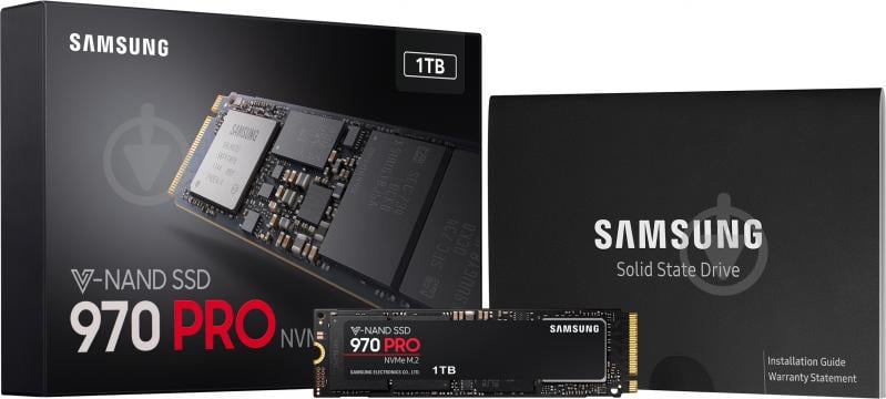 SSD-накопитель Samsung 970 PRO 1000GB M.2 PCI Express 3.0 x4 3D V-NAND (MZ-V7P1T0BW) - фото 4