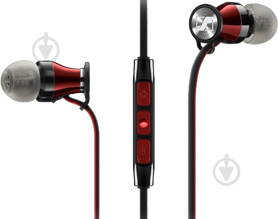 Гарнитура Sennheiser Momentum M2 IEi black/red - фото 1