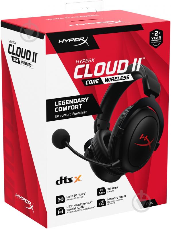 Гарнітура HyperX Cloud II Core WL black (6Y2G8AA) - фото 8