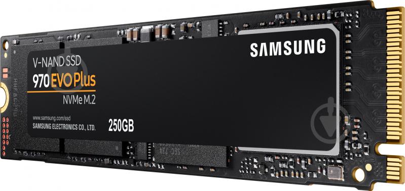 SSD-накопитель Samsung 970 EVO PLUS NVMe 250GB M.2 PCI Express 3.0 x4 3D V-NAND (MZ-V7S250BW) - фото 2