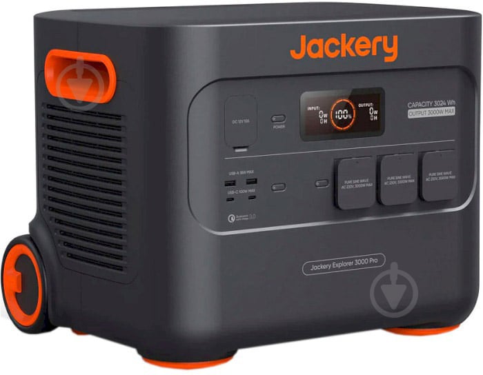 Зарядная станция Jackery Explorer 3000 Pro (70-3000-EUOR01) (3024 Вт·год) - фото 4