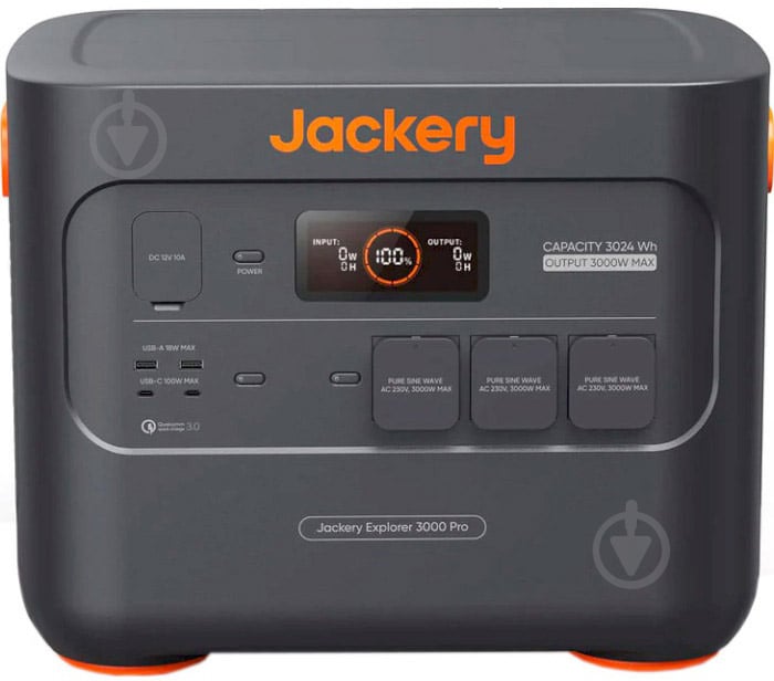 Зарядная станция Jackery Explorer 3000 Pro (70-3000-EUOR01) (3024 Вт·год) - фото 1