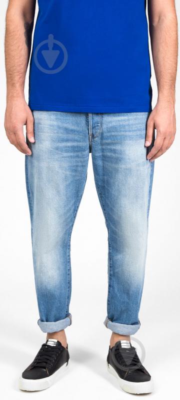 Джинси G-Star RAW 3301 Straight Tapered 51003,9299-4970 р. 34-32 синій - фото 1