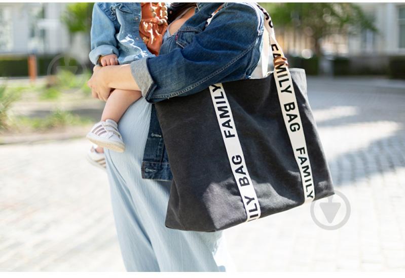 Сумка Childhome Family bag canvas black (CWFBSCBL) - фото 9