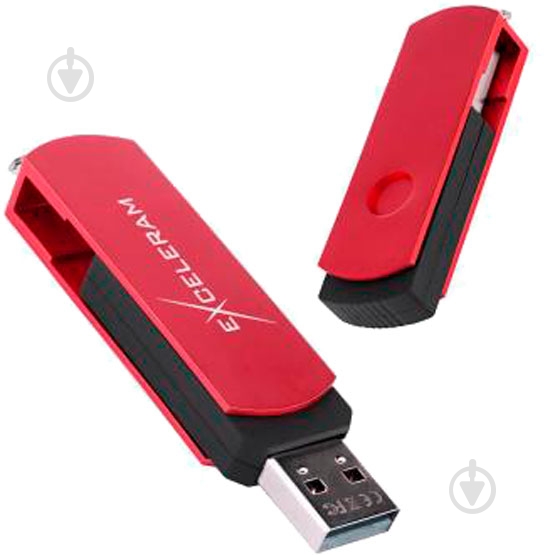 Флеш-пам'ять USB Exceleram P2 Series 32 ГБ USB 2.0 red (EXP2U2REB32) - фото 1