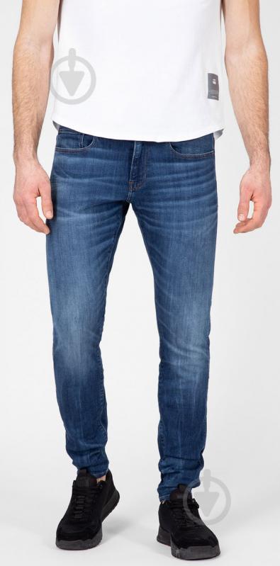 Джинсы G-Star RAW 3301 Deconstructed D01159,8968-6028 р. 27-32 синий - фото 2