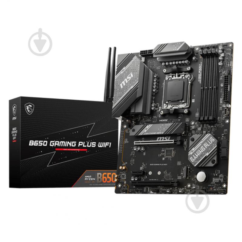 Материнська плата MSI B650 GAMING PLUS WIFI (Socket AM5, AMD B650, ATX) - фото 4