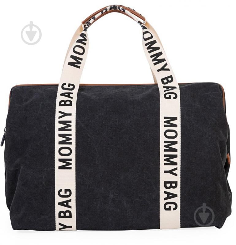 Сумка Childhome Mommy bag Signature canvas black (CWMBBSCBL) - фото 4