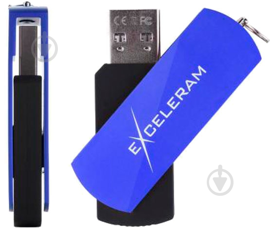Флеш-память USB Exceleram P2 Series 32 ГБ USB 2.0 blue (EXP2U2BLB32) - фото 5