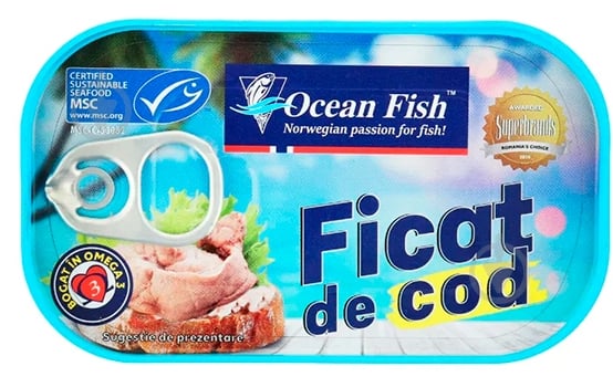 Печень трески ТМ Ocean Fish 120 г - фото 1