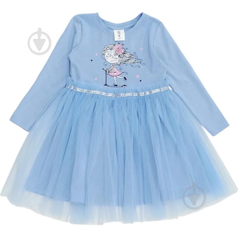 Сукня Luna Kids Дівчинка р.128 блакитний 0277 - фото 1