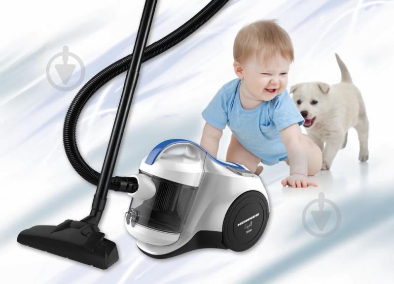 Пылесос Heinner HVC-MC700WB blue - фото 4