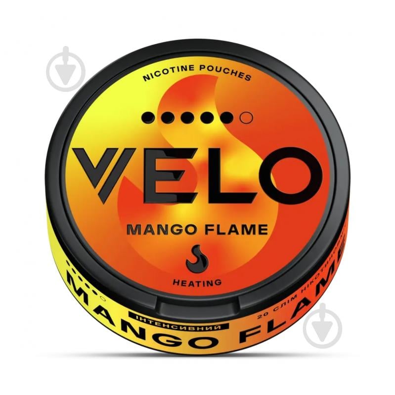 Тютюн жувальний Velo Нікотинові паучі Mango Flame 14 мг - фото 1