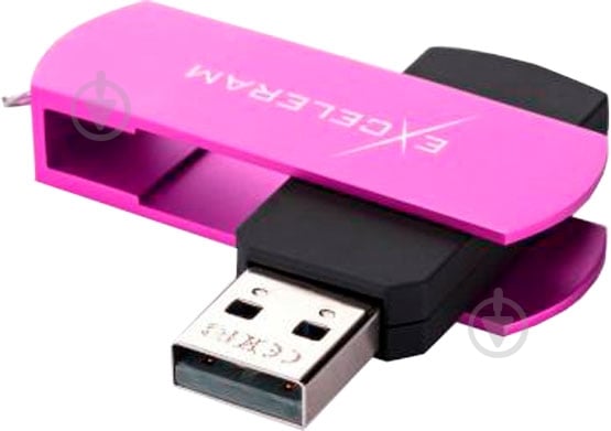 Флеш-пам'ять USB Exceleram P2 Series 32 ГБ USB 2.0 violet (EXP2U2PUB32) - фото 2
