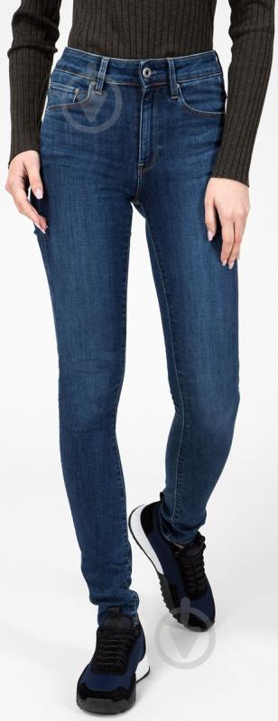 Джинсы G-Star RAW 3301 High Skinny Wmn NEW D05175,8968-9362 р. 25-32 синий - фото 1