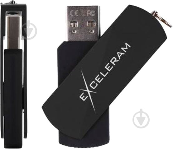 Флеш-память USB Exceleram P2 Series 16 ГБ USB 2.0 black (EXP2U2BB16) - фото 4