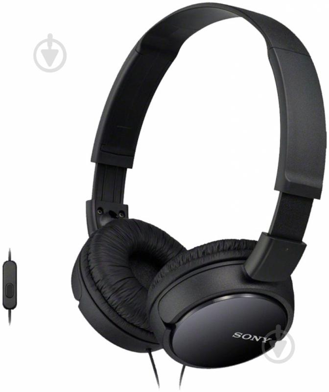 Гарнитура Sony MDR-ZX110AP black (MDRZX110APB.CE7) - фото 1