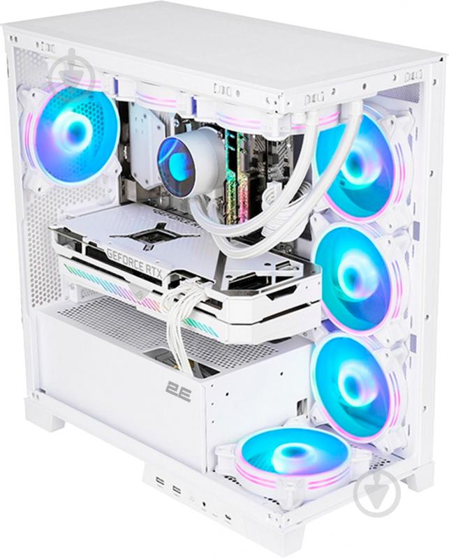 Корпус 2E Gaming Fantom Tempered Glass без БП (2E-GK701W) white - фото 28