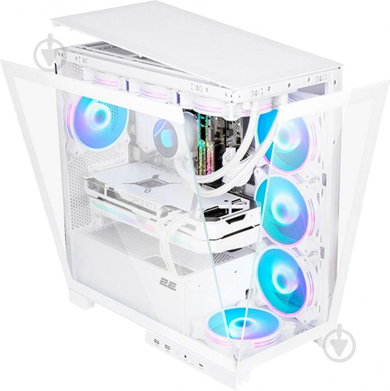 Корпус 2E Gaming Fantom Tempered Glass без БП (2E-GK701W) white - фото 30