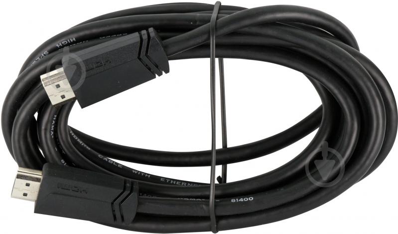 Кабель HAMA HDMI – HDMI 3 м черный (122101) - фото 2