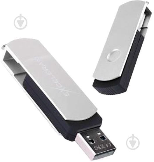 Флеш-пам'ять USB Exceleram P2 Series 16 ГБ USB 2.0 silver (EXP2U2SIB16) - фото 1