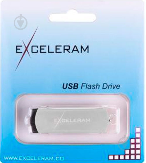 Флеш-пам'ять USB Exceleram P2 Series 64 ГБ USB 2.0 silver (EXP2U2SIB64) - фото 8