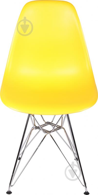 Стул обеденный HF AC-016W желтый хром/желтый - фото 2