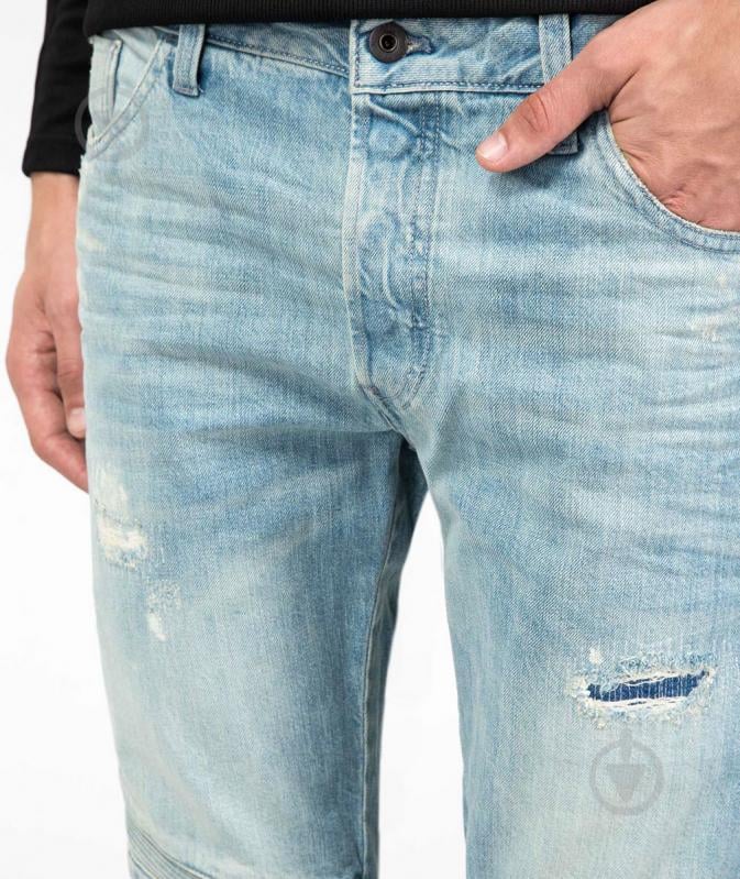 Джинсы G-Star RAW Motac Deconstructed 3D Slim D06154,8595-9402 р. 29-32 синий - фото 5