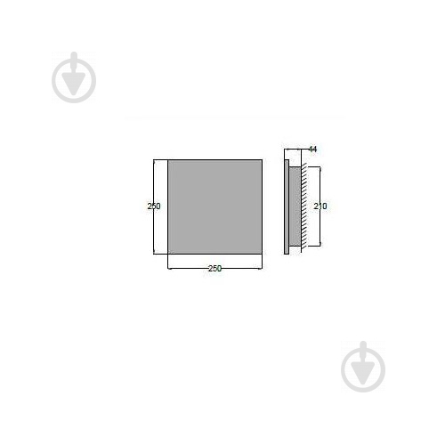 Бра ADLUX Quadro-25 R-1-WW-WA LED 1x7 Вт ясень выбеленный - фото 2