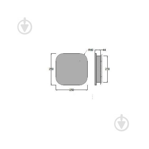 Бра ADLUX Quadro-25 R-60-WW-WА LED 1x7 Вт ясен вибілений - фото 2