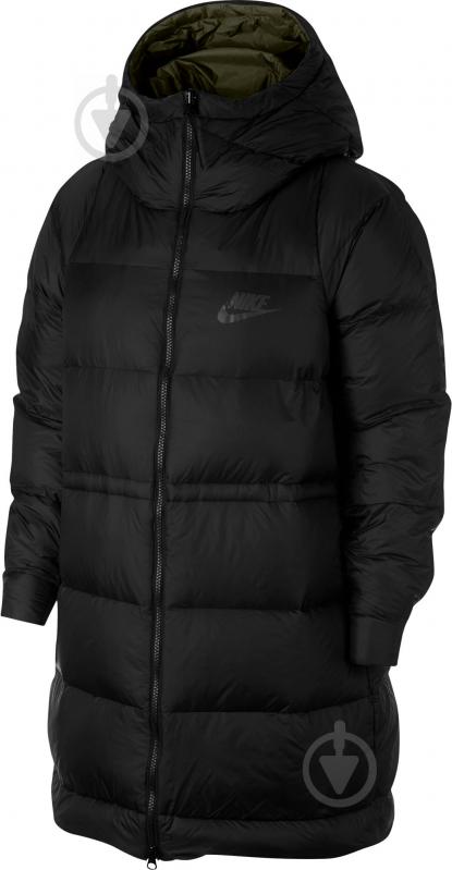 Пуховик женский зимний Nike W NSW DWN FILL JKT REV 939434-010 р.M черный - фото 1