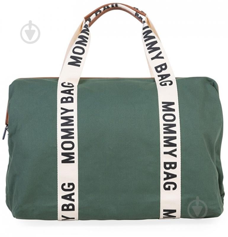 Сумка Childhome Mommy bag Signature canvas green (CWMBBSCGR) - фото 1