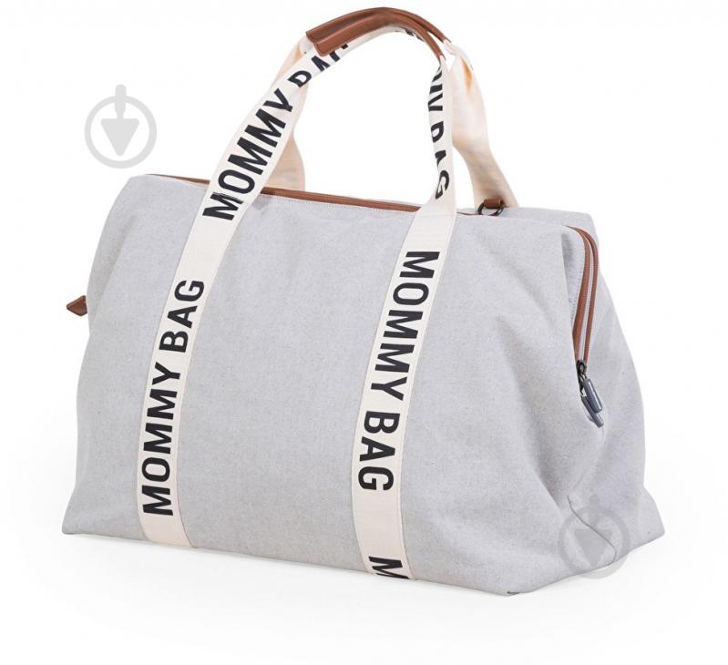 Сумка Childhome Mommy bag Signature canvas white (CWMBBSCOW) - фото 2