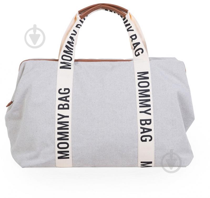 Сумка Childhome Mommy bag Signature canvas white (CWMBBSCOW) - фото 1