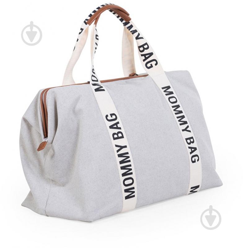 Сумка Childhome Mommy bag Signature canvas white (CWMBBSCOW) - фото 3