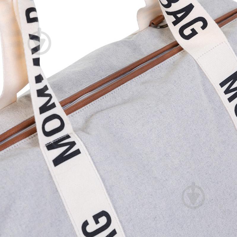 Сумка Childhome Mommy bag Signature canvas white (CWMBBSCOW) - фото 6