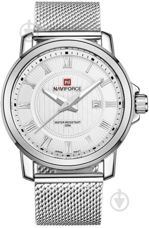 Наручний годинник NaviForce Special SW-NF9052 silver - фото 1 Наручний годинник NaviForce Special SW-NF9052 silver - фото 1
