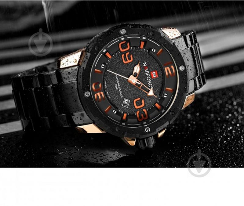 Наручные часы NaviForce Stone RGBY-NF9078 black - фото 3