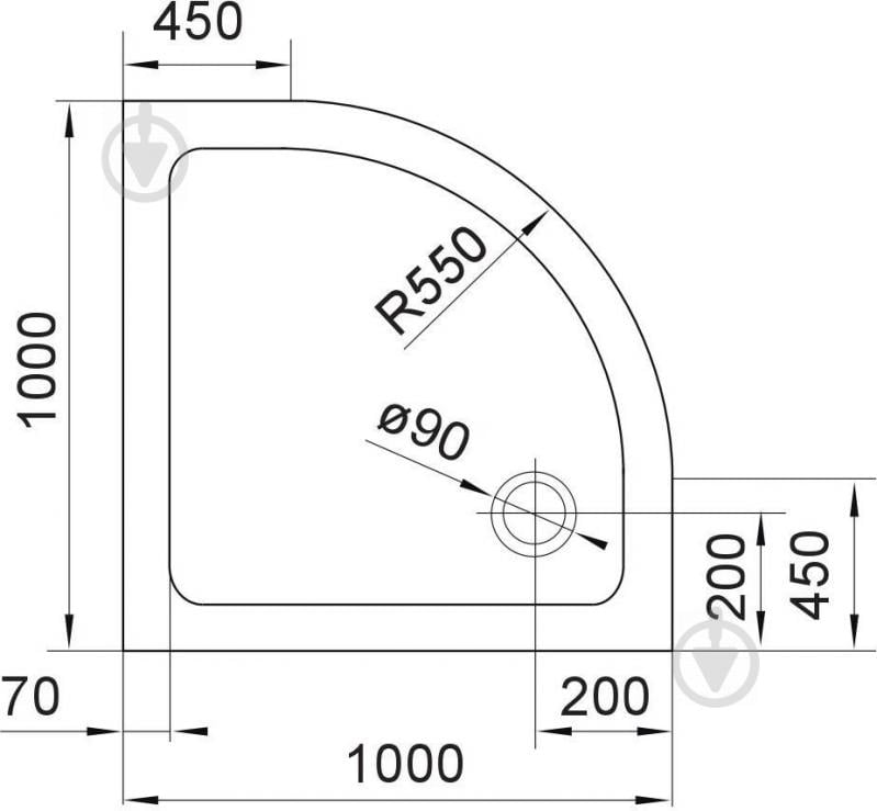 Піддон душовий Eger SMC 100х100 см 599-1010R - фото 3