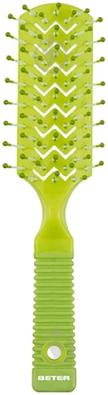 Щетка для волос Beter Pneumatic brush with nylon bristles 03059 зеленый - фото 1