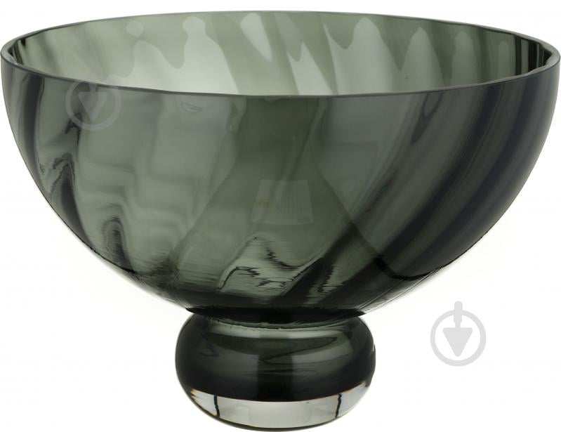 Ваза для фруктов Wrzesniak Glassworks Wisla Grey 14-4677A - фото 1