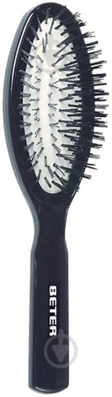 Щетка для волос Beter Skeleton brush with nylon ball-tip bristles 03016 черный - фото 1